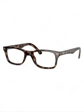 Ray-Ban Dark Havana Tortoise Brown Rectangle Rx Glasses -1.0 / -2.0